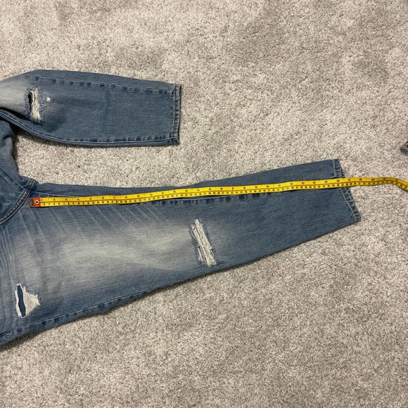Abercrombie & Fitch Distressed Blue‎ Jeans Size 10 (30) Pre-owned - Picture 10 of 11